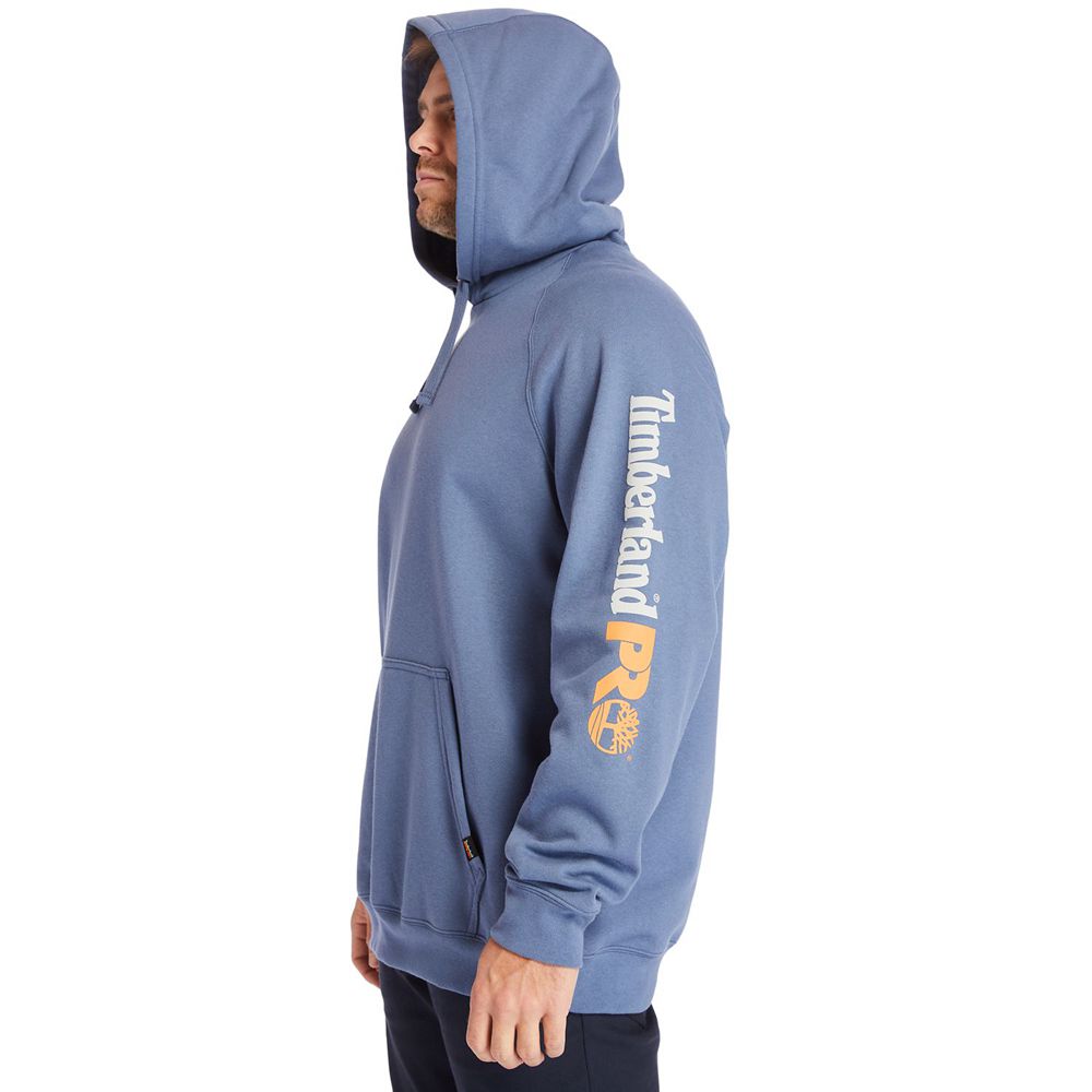 Timberland Mens Sweatshirts PRO® Big & Tall Hood Honcho Sport Hoodie - Blue - India LE5046738